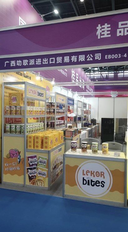 Lekor Bites exhibition booth